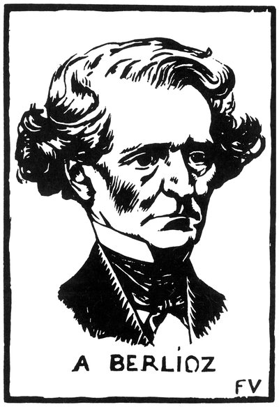 Hector Berlioz 1803-1869, 1891 von Felix Edouard Vallotton