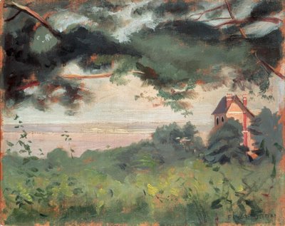 Honfleur, Blick auf die Mündung von Felix Edouard Vallotton