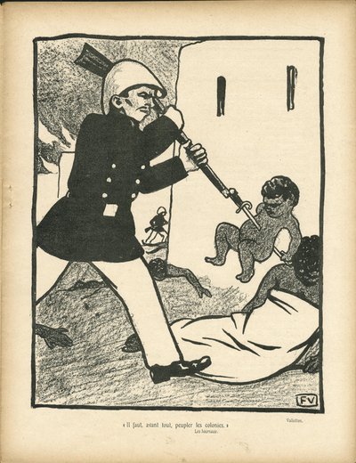 Illustration von Felix dit Vallotton von Felix Edouard Vallotton