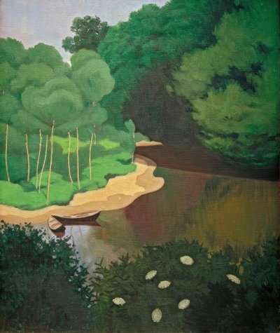 Die Dordogne bei Carennac von Felix Edouard Vallotton