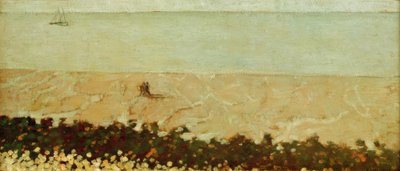Der Strand von Villerville von Felix Edouard Vallotton