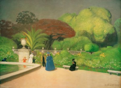 Der Jardin du Luxembourg von Felix Edouard Vallotton