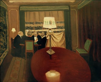 Das Poker von Felix Edouard Vallotton