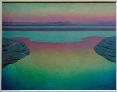 Steigende Flut am Abend von Felix Edouard Vallotton