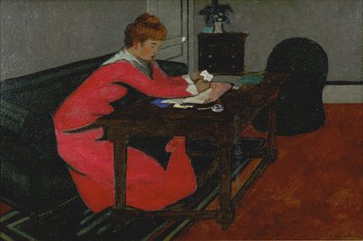 Misia an ihrem Schreibtisch, 1897 von Felix Edouard Vallotton