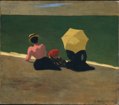 Am Strand, 1899 von Felix Edouard Vallotton