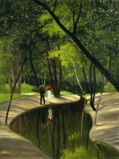 Landschaft von Boulogne, 1919 von Felix Edouard Vallotton