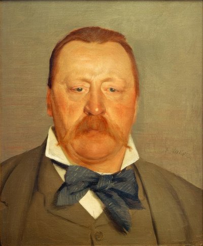 Porträt von Monsieur Alfred Delisle von Felix Edouard Vallotton