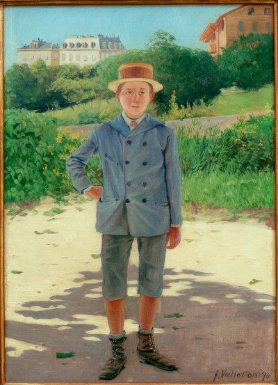 Porträt des jungen Delisle von Felix Edouard Vallotton
