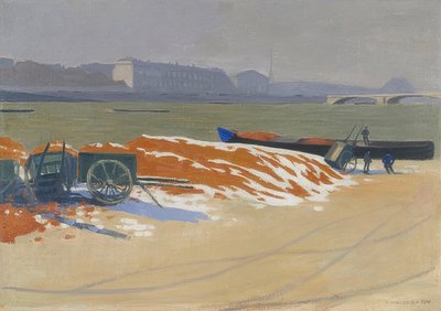 Quai de Seine von Felix Edouard Vallotton