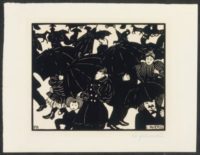 Regen von Felix Edouard Vallotton