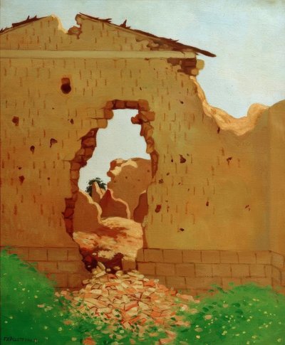 Ruinen bei Souain von Felix Edouard Vallotton