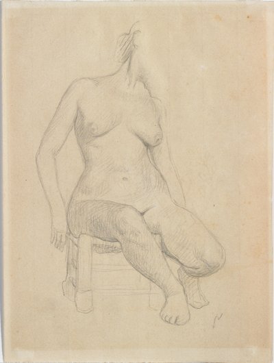 Sitzender Akt von Felix Edouard Vallotton