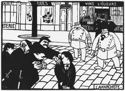 Der Anarchist, 1892 von Felix Edouard Vallotton