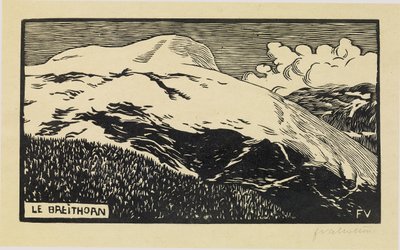 Das Breithorn, 1892 von Felix Edouard Vallotton