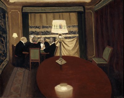 Das Pokerspiel, 1902 von Felix Edouard Vallotton