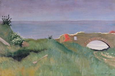 Die Ruinen, Villerville, 1913 von Felix Edouard Vallotton