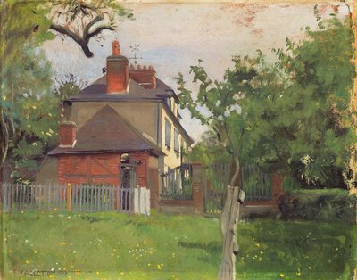 Villa Beaulieu, Honfleur, 1909 von Felix Edouard Vallotton