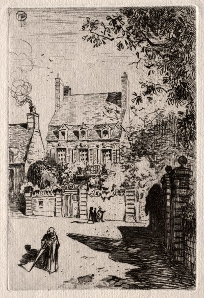 In der Provinz: Das Haus in Orléans von Felix Hilaire Buhot