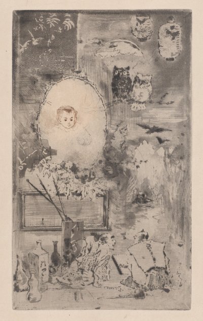 Japanische Taufe von Felix Hilaire Buhot