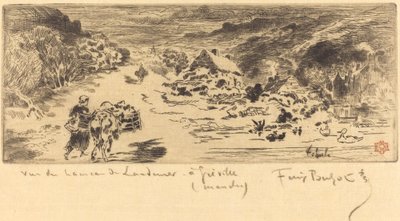 Der Eingang von Landemer (Hague) von Felix Hilaire Buhot