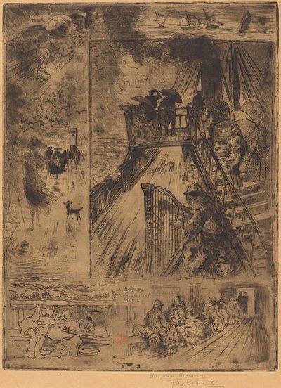 Die Überfahrt von Felix Hilaire Buhot