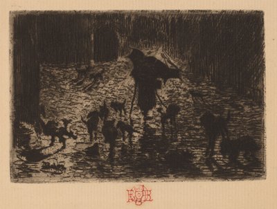 Die Nachtstreuner von Felix Hilaire Buhot