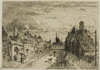 Meine kleine Stadt von Felix Hilaire Buhot