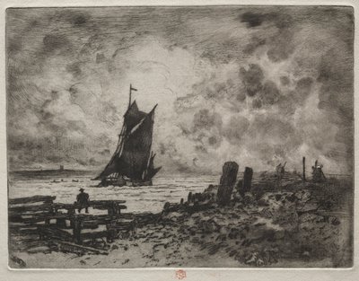 Der kleine Marine: Souvenir von Medway von Felix Hilaire Buhot