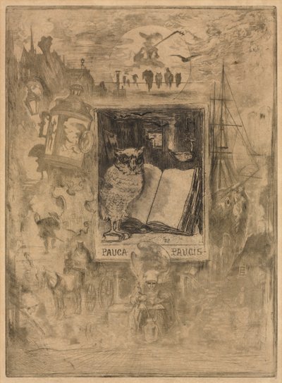 Die Eule von Felix Hilaire Buhot