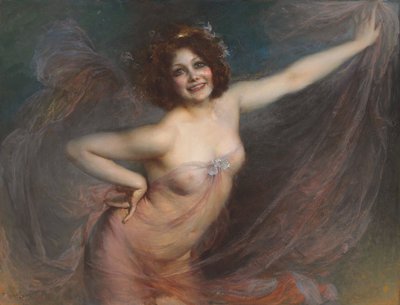 Porträt von Loie Fuller von Felix Hippolyte Lucas