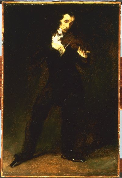 Paganini von Ferdinand Victor Eugene Delacroix