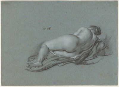 Liegender weiblicher Akt von Ferdinand Bol