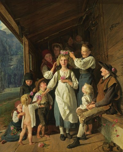 Die Brautjungfer von Ferdinand Georg Waldmuller