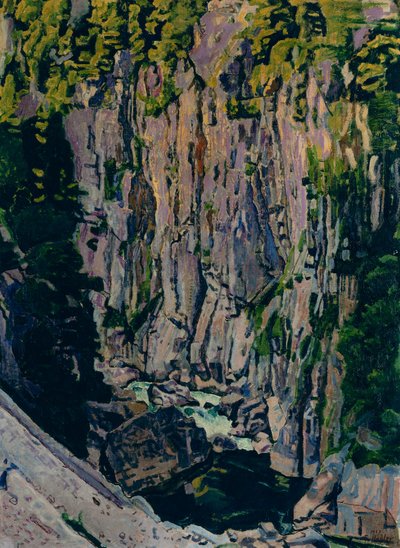 Aareschlucht von Ferdinand Hodler