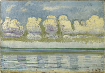 Genfersee mit dem Schweizer Jura, 1909 von Ferdinand Hodler