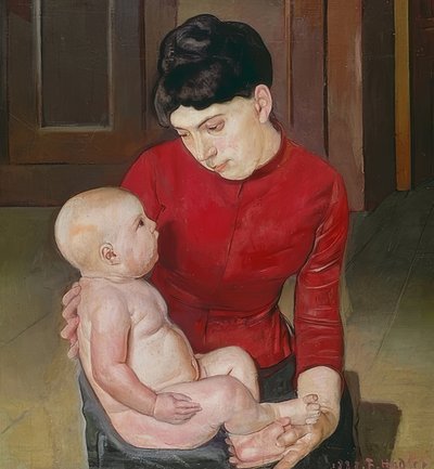 Mutter und Kind von Ferdinand Hodler