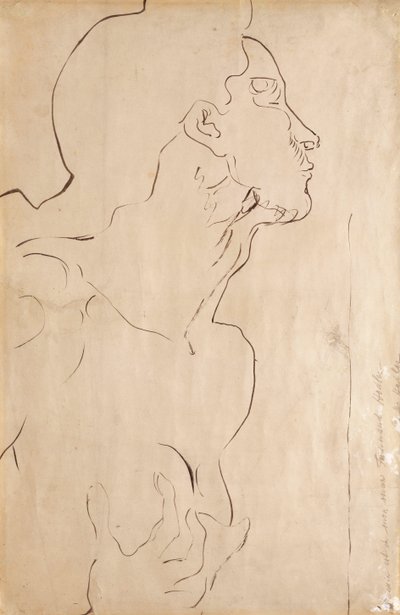 Studie für Gefühl I, 1901 von Ferdinand Hodler