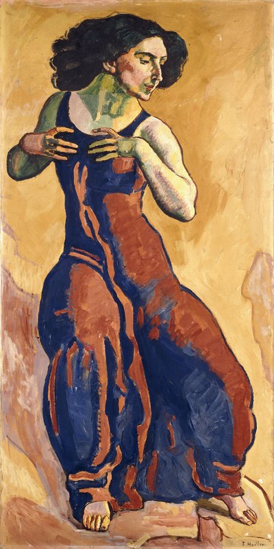 Frau in Ekstase von Ferdinand Hodler