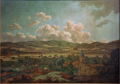 Blick von Aschaffenburg nach Goldbach von Ferdinand Kobell