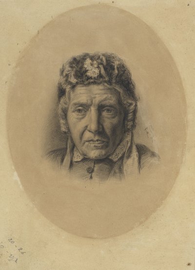 Porträt von J.M. Vogelsang von Ferdinand Oldewelt