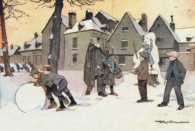 Schnee, in Imagier de l