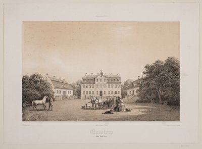 Claestorp von Nordwesten von Ferdinand Richardt