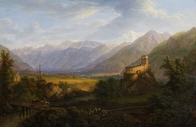 Das Glurnsertal mit der Etsch in Tirol von Ferdinand Runk