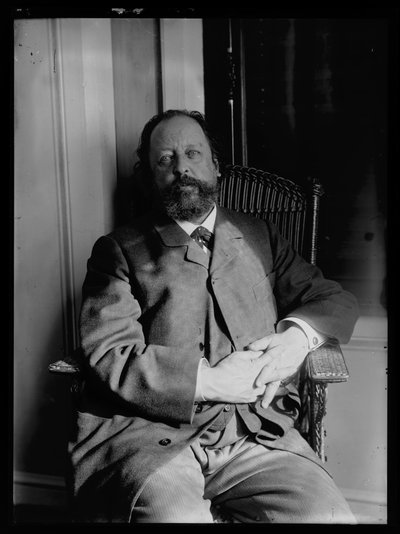 Bild von Paul Heyse (1830-1914) von Ferdinand Schmutzer