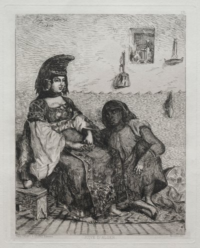 Jüdin aus Algier von Ferdinand Victor Eugene Delacroix
