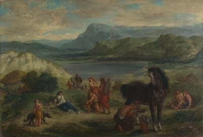 Ovid bei den Skythen von Ferdinand Victor Eugene Delacroix