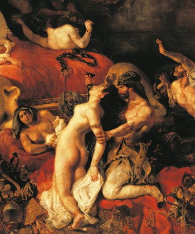 Der Tod des Sardanapalus von Ferdinand Victor Eugene Delacroix