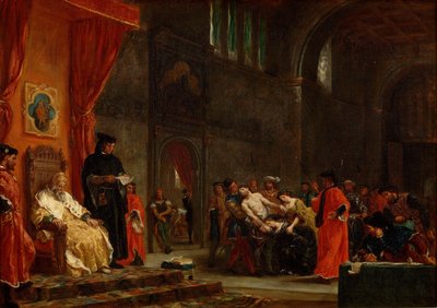 Die zwei Foscari, 1855 von Ferdinand Victor Eugene Delacroix