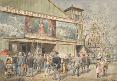 Im Wurstelprater in Wien von Ferdinand Weckbrodt